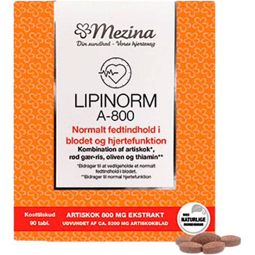 Mezina Lipinorm A-800 | 90 tabletter