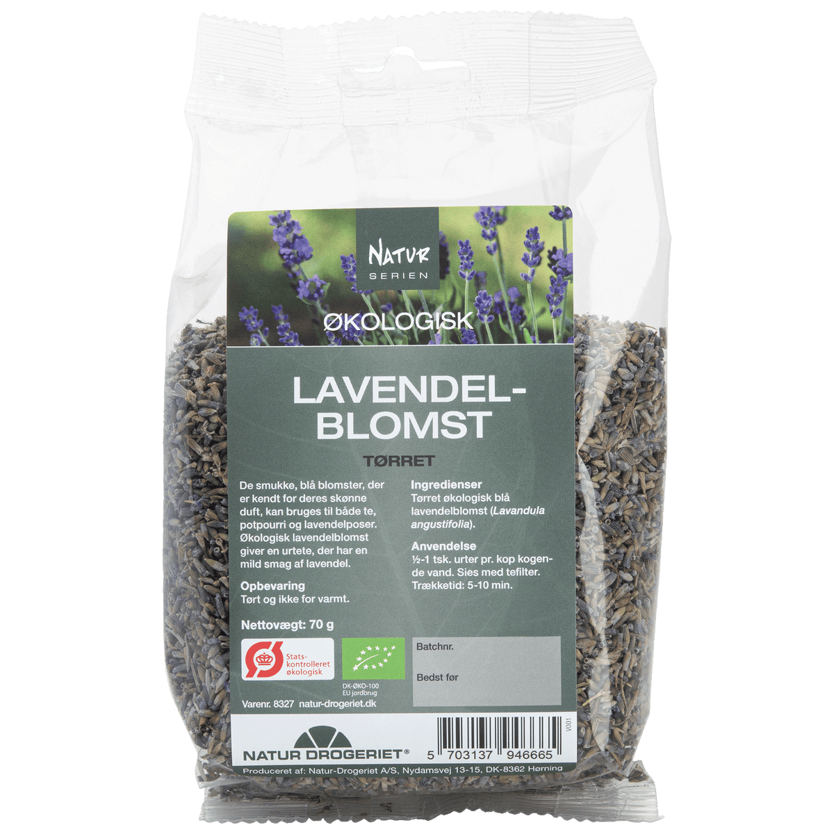 Natur-Drogeriet Lavendelblomma Torkad Ekologisk | 70 g