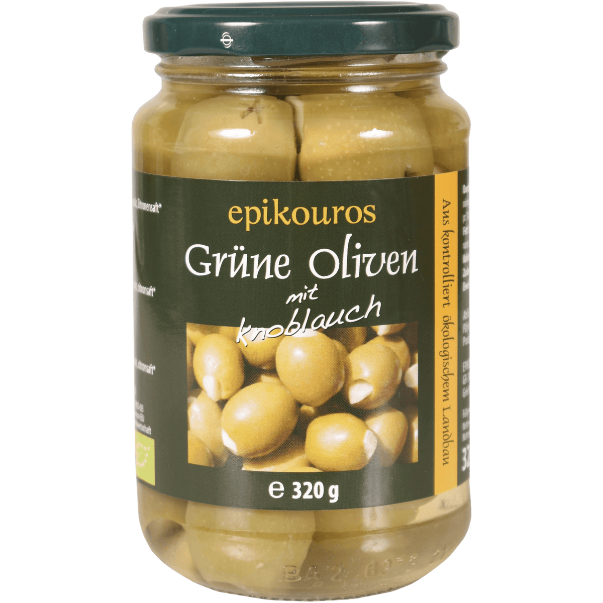 Rømer Gröna Oliver m. Vitlök Økologisk | 320 g