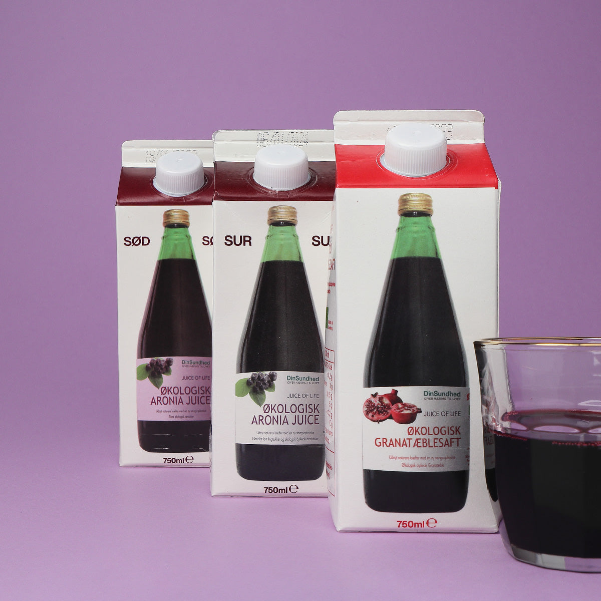 Aronia Saft, Söt Smak, m. Rörsocker EKO