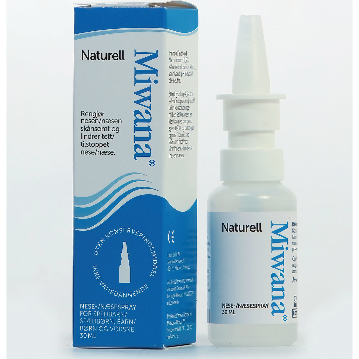 Nässpray Naturel 30 Ml