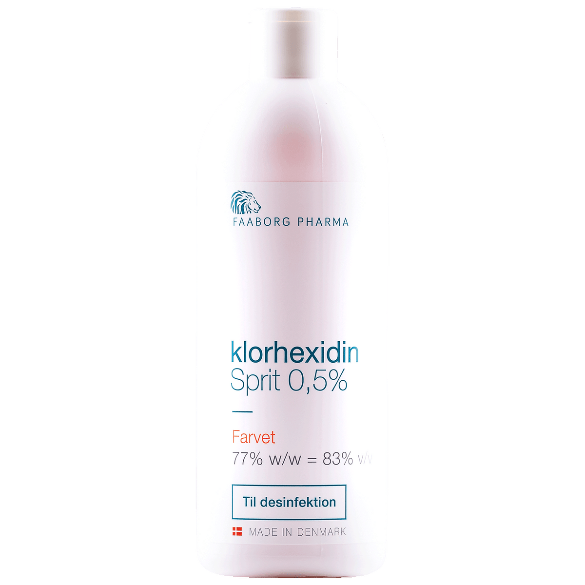 Faaborg Pharma Klorhexidin Sprit 0,5 Färgad | 500 ml