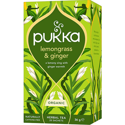 Pukka Lemongrass & Ginger Te Eco | 20 påsar