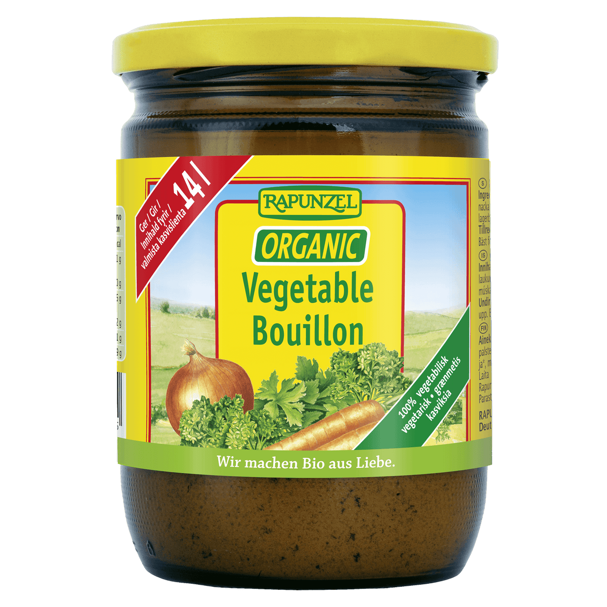 Rapunzel Buljong Vegetarisk 250g Ekologisk | 250 g