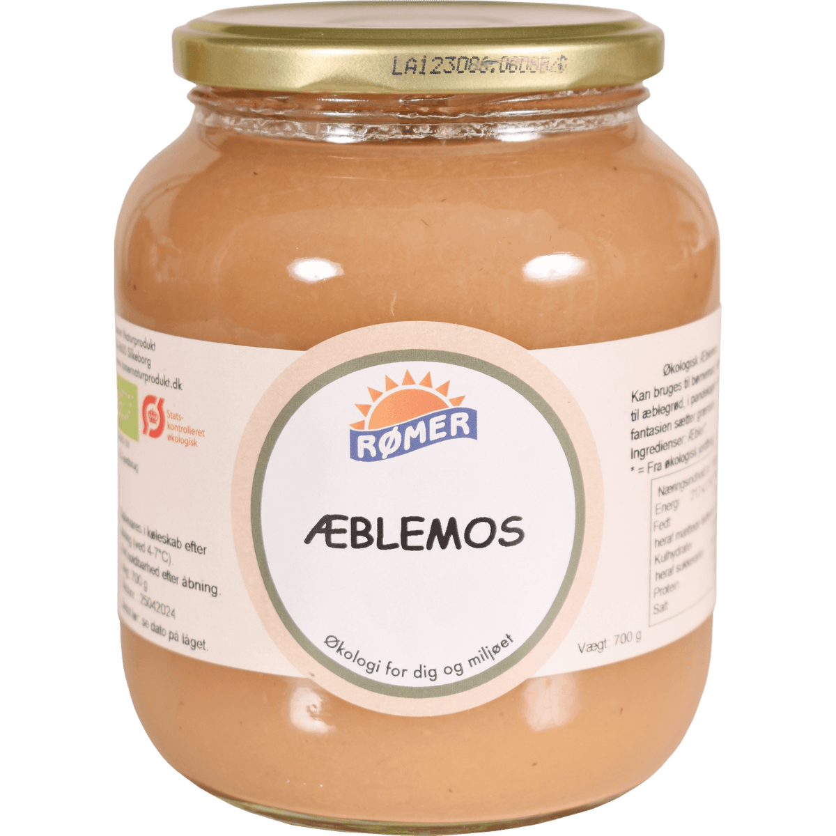 Rømer Äppelmos Ekologisk | 700 g