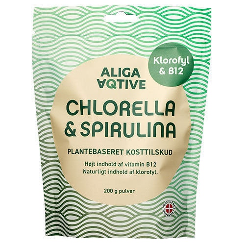 Chlorella & Spirulina-pulver