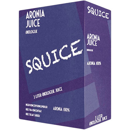 Squice Rå 100% Aronia Juice Bag in Box EKO | 3 l