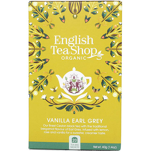 English Tea Shop Vanilj Earl Grey te Eko | 20 påsar