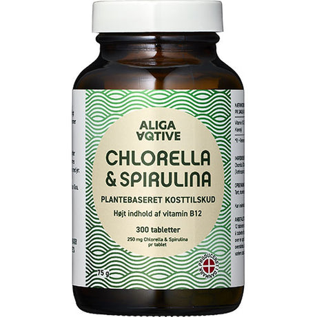 ALIGA AQTIVE Chlorella & Spirulina Tabletter