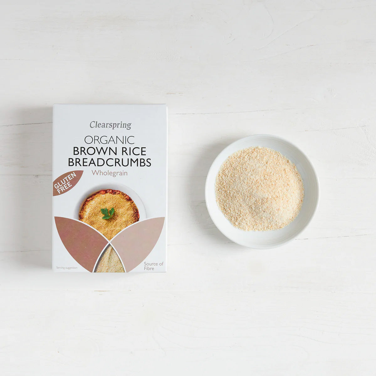 Fullkornsströbröd Av Brunt Ris Eko