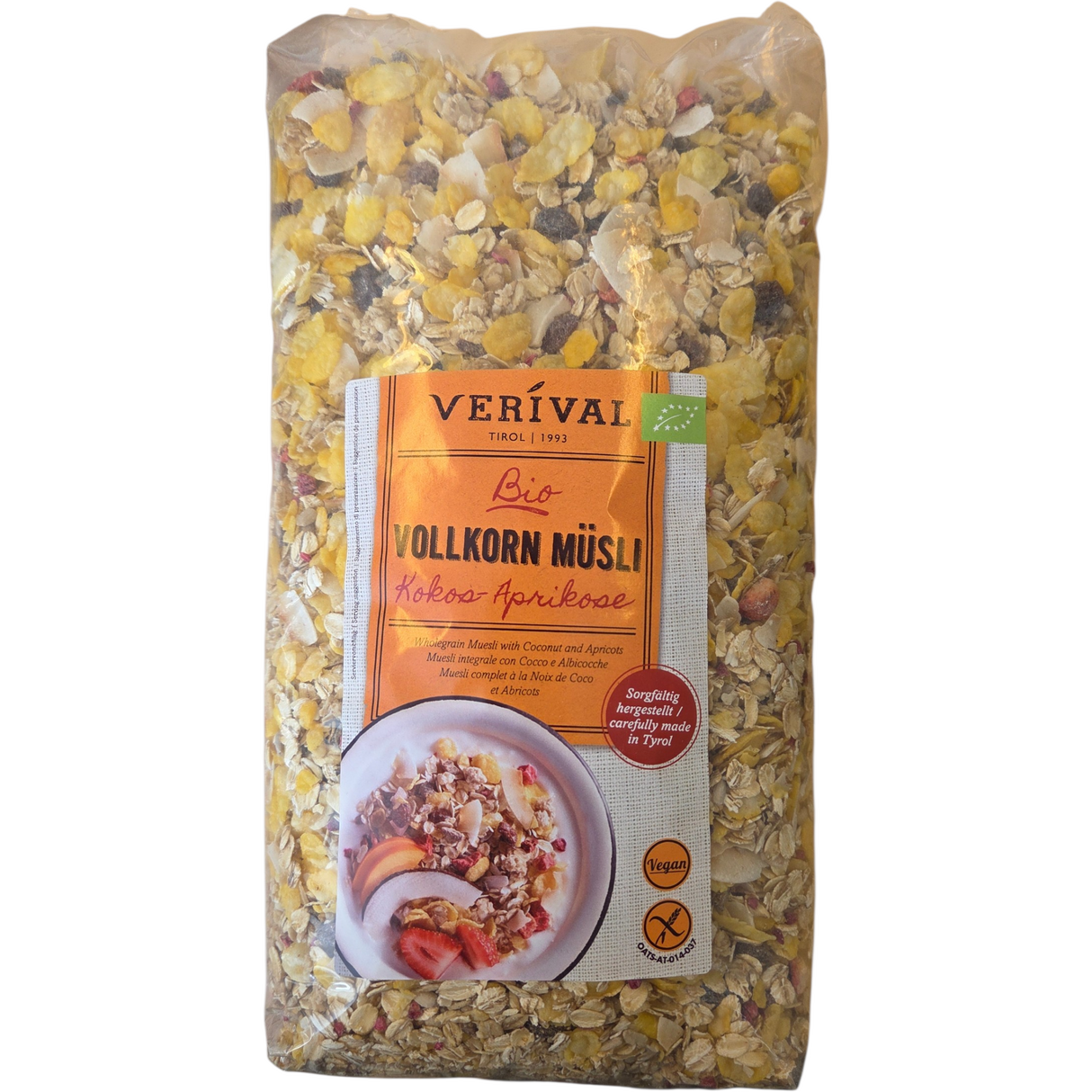 Verival Müsli - Kokos-Aprikos EKO Glutenfri | 1400 g
