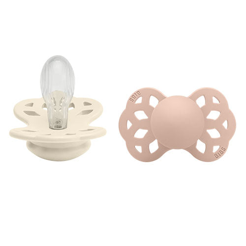 Infinity Silikon Symmetrisk 6mån+ (Ivory/ Blush) 2-pak