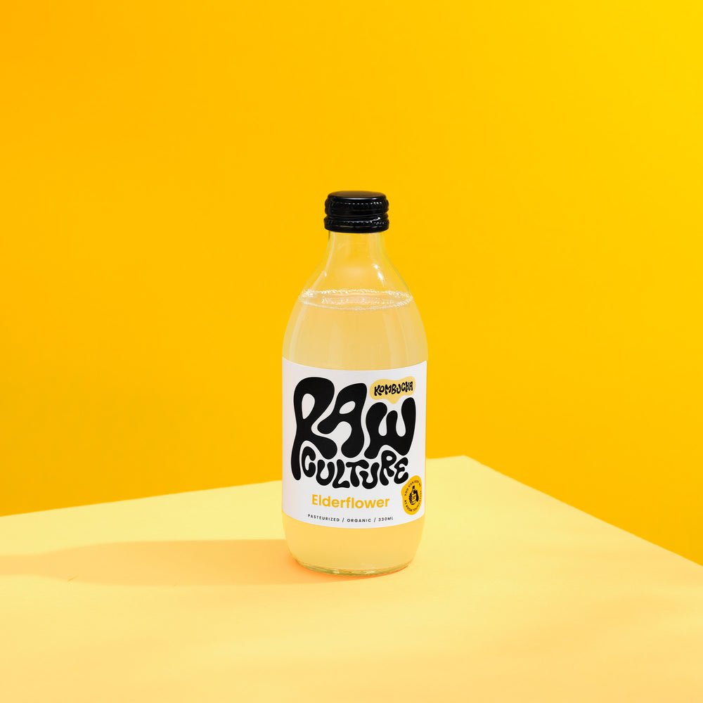 Raw Culture Kombucha Fläder Eko | 330 ml