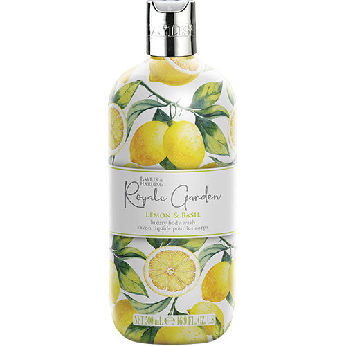 Royale Garden Lemon & Basil Body Wash