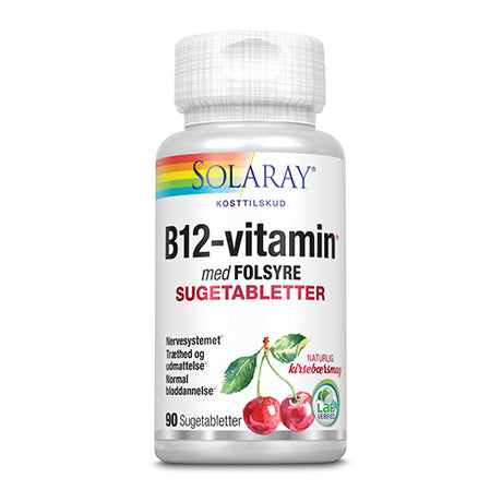 B12 Vitamin med Folsyra Sugtabletter