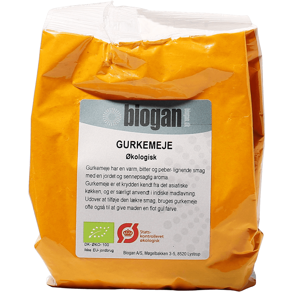 Biogan Gurkmeja Ekologisk | 200 g