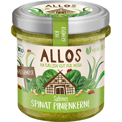 Pålägg Spenat och Pinjenötter Farm Vegetables EKO