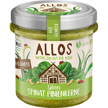 Pålägg Spenat och Pinjenötter Farm Vegetables EKO
