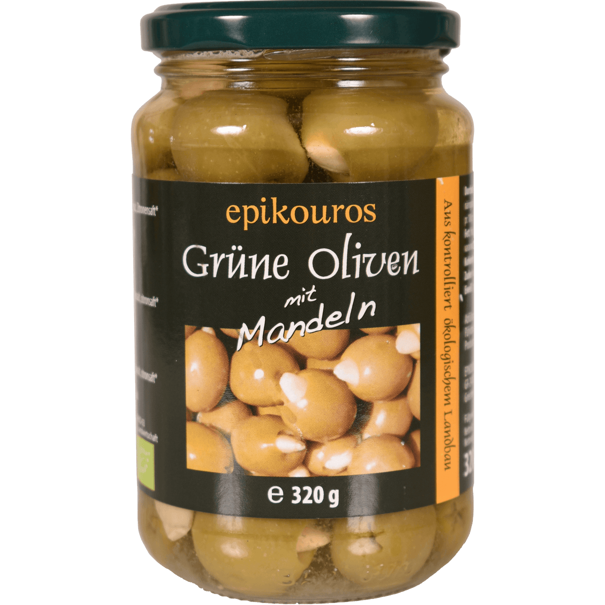 Rømer Oliver Gröna med Mandlar Grekisk Ekologisk | 320 g