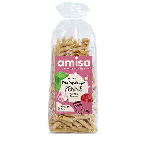 Amisa Glutenfri Fullkornsris Penne Pasta EKO