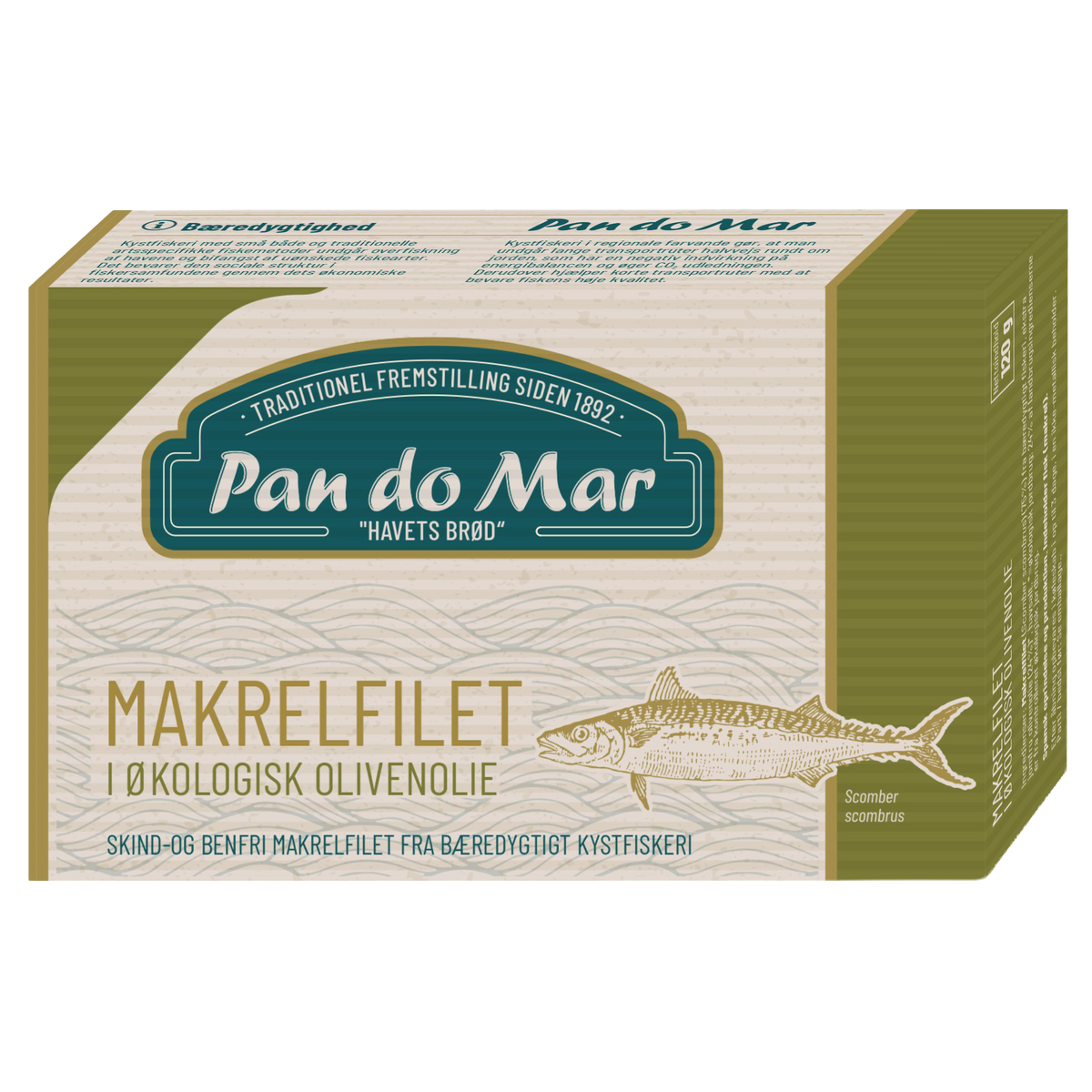Biogan Makrill i Olivolja | 120 g