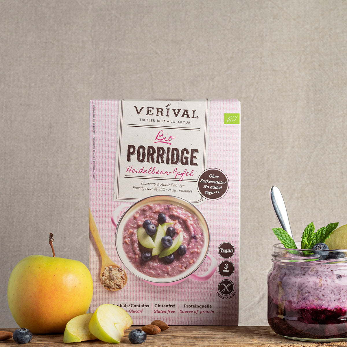 Gröt - Blåbär-Äpple EKO Glutenfri