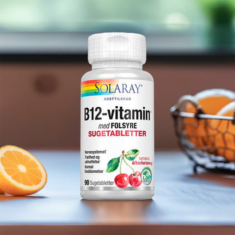 B12 Vitamin med Folsyra Sugtabletter