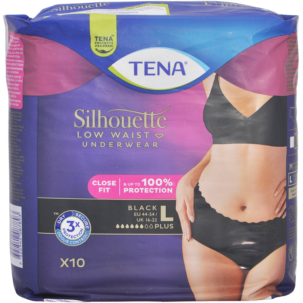 Silhouette Plus Inkontinensbyxor - Large