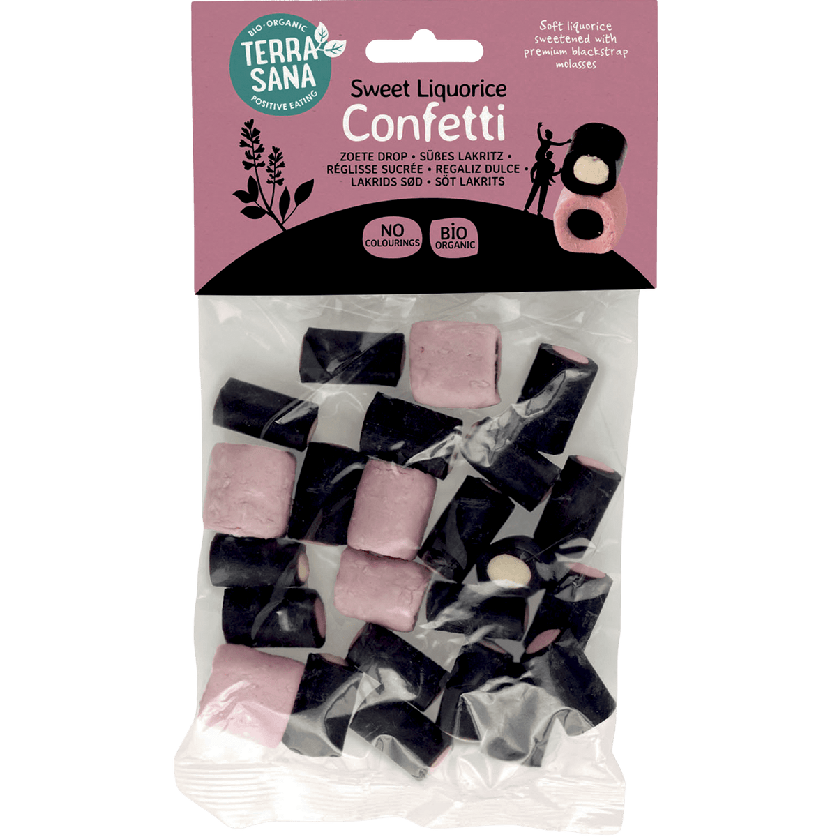 Terrasana Lakrits Confetti Ekologisk | 100 g
