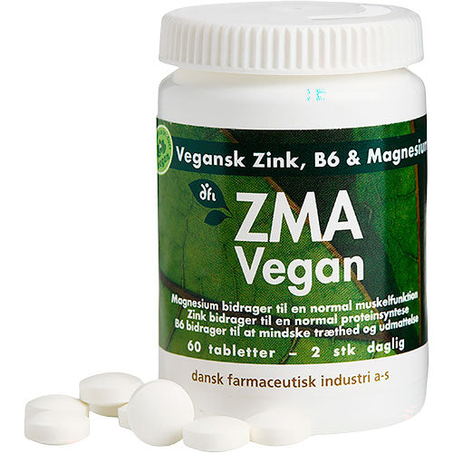 Gröna DFI-vitaminer ZMA Vegan | 60 tabletter