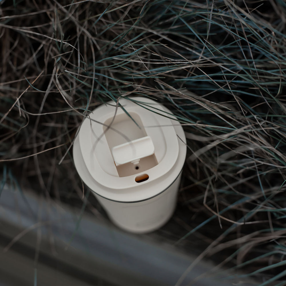 Termosmugg Rostfritt Stål Krämig Beige