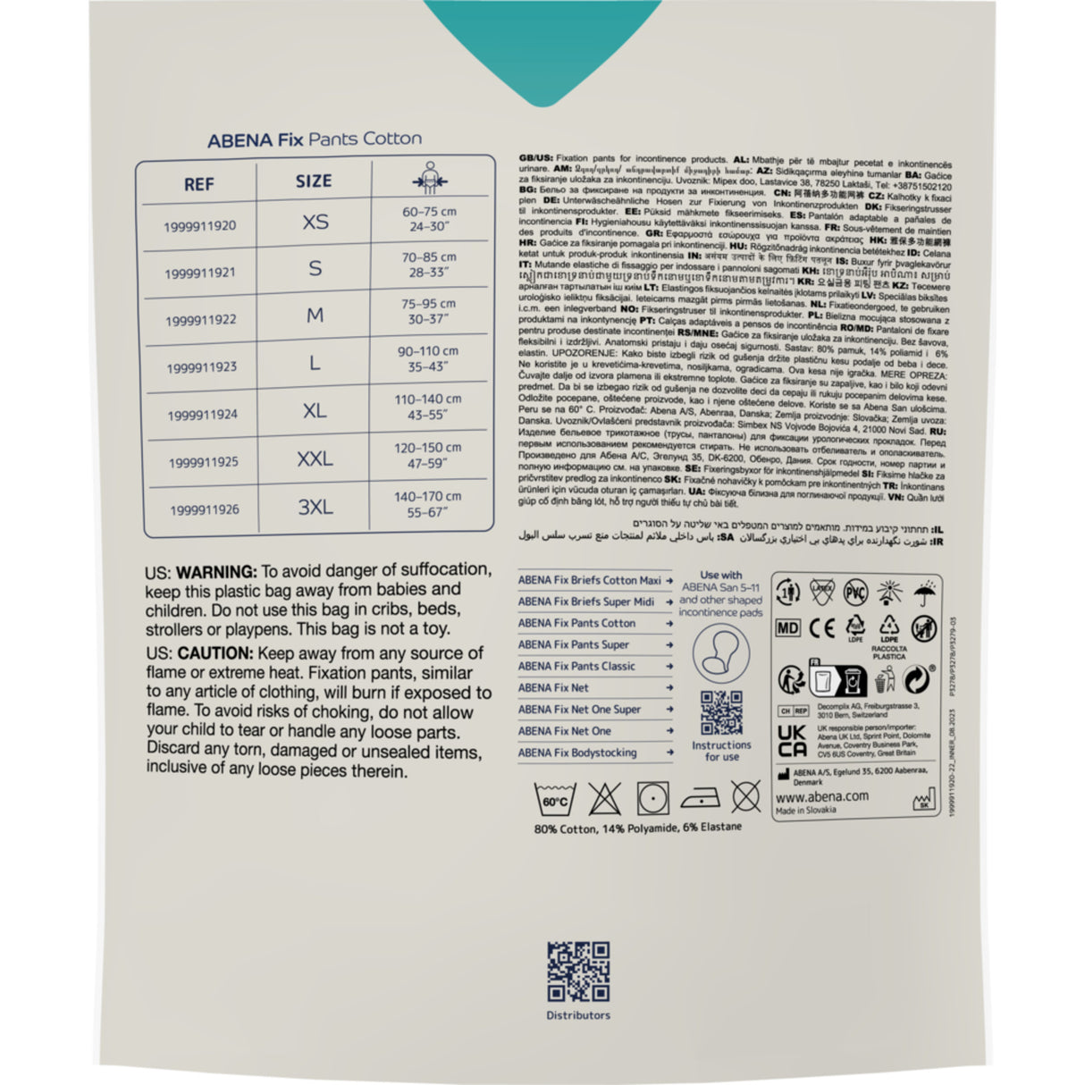 Fix Pants Fixeringsbyxor Cotton, XXXL med ben