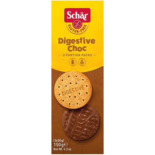 Schär Digestive kiks med chokolade