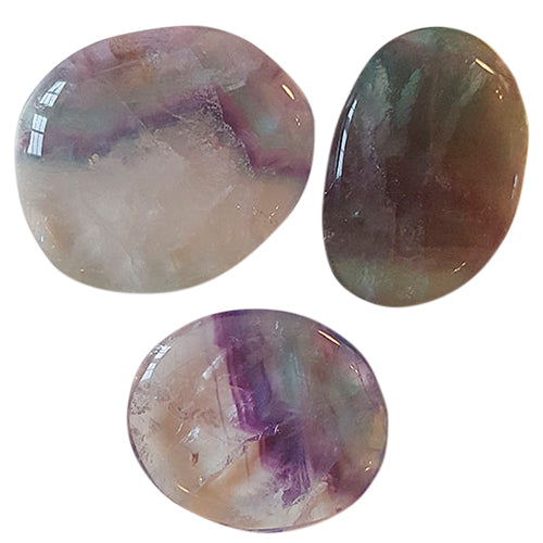 Regnbuefluorit (poleret)