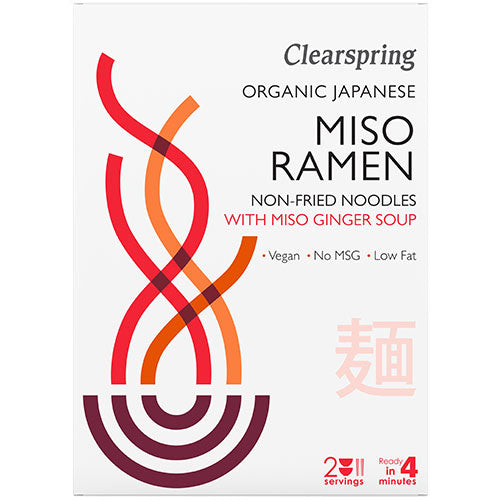 Ramen nudlar med Miso- & Ingefärssoppa Ø