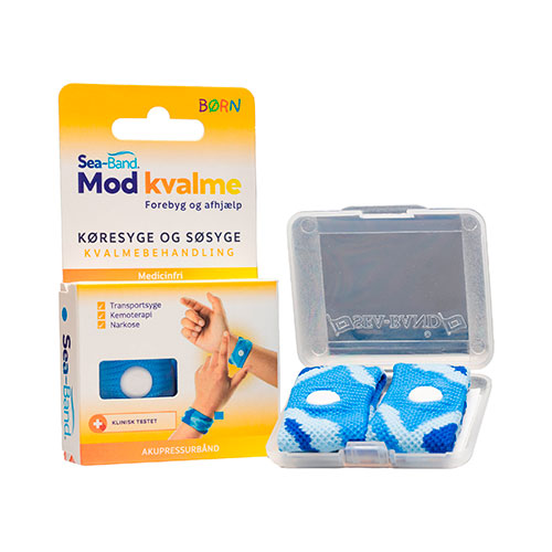 Mod kvalme SeaBand Barn blå