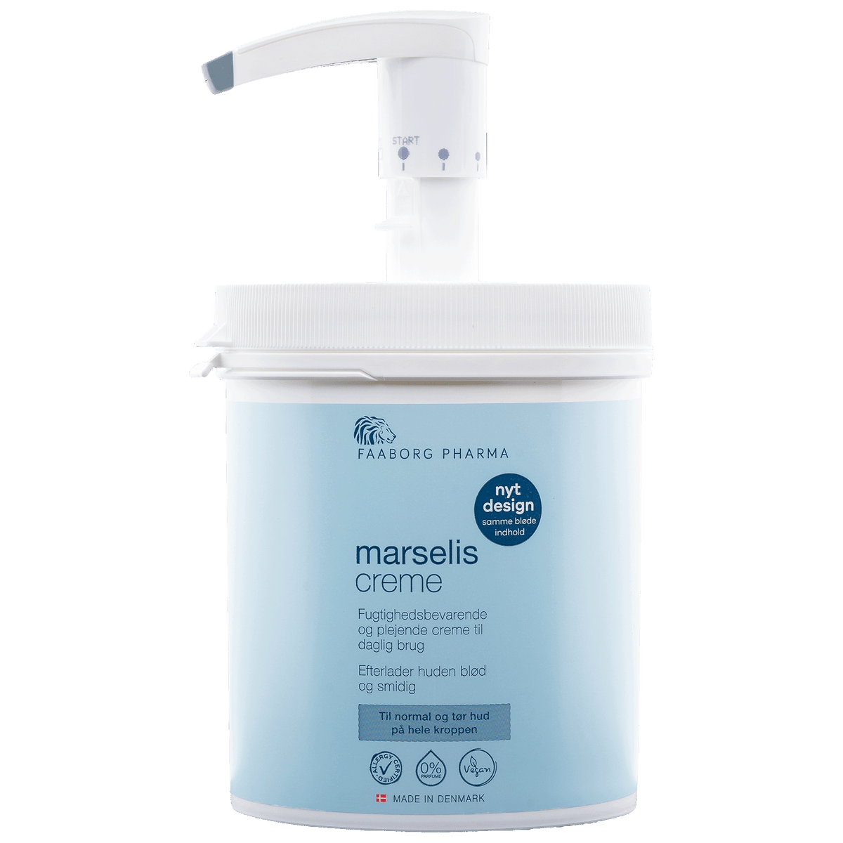 Faaborg Pharma Marselis Orig. Kräm Burk m/Pump | 1000 ml