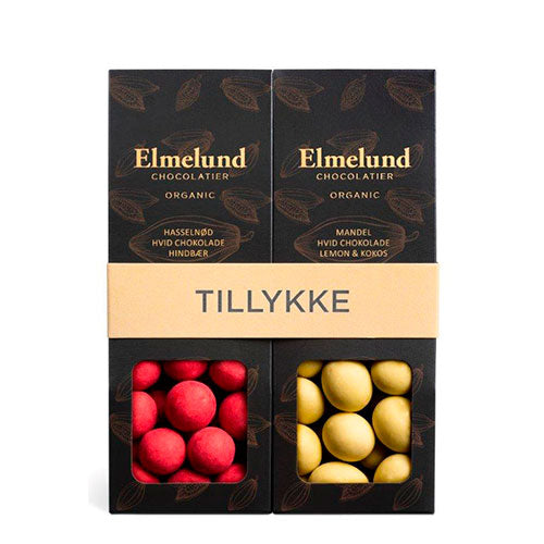 Choklad 2 st - Choklad & Hallon, citro, kokos, Choklad & Hallon, Hasselnöt EKO