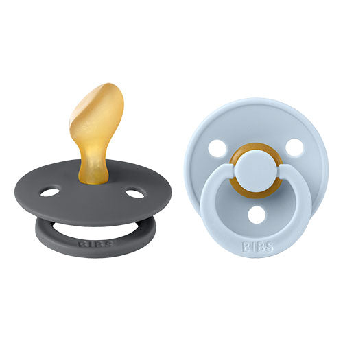 Colour Latex 6mån+ Anatomisk (Iron/Baby Blue) 2 st