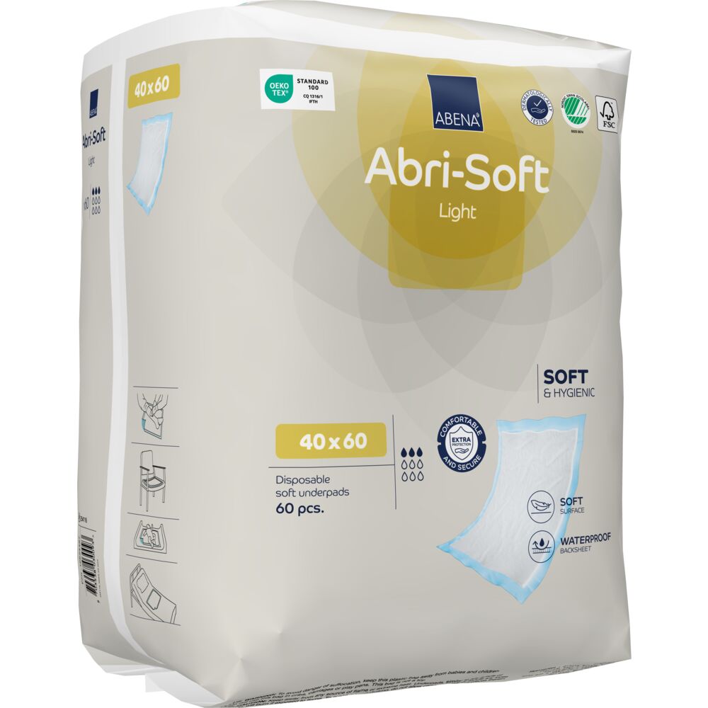 Abena Abri-soft Light Underlägg 60x40 cm | 60 st