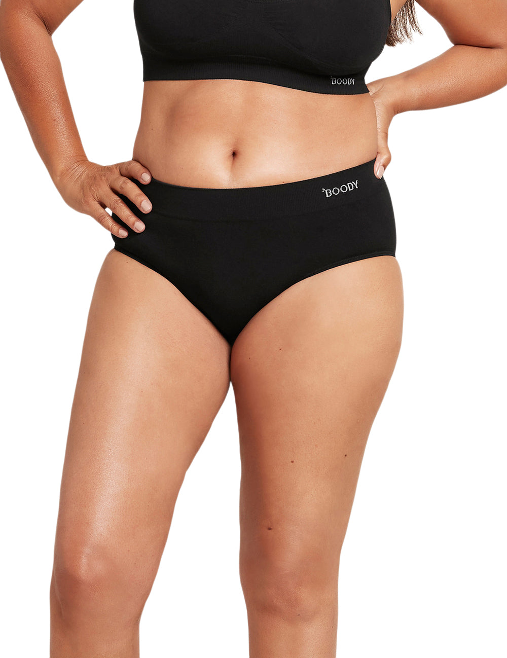 Bambu Trosor Medium High Svart