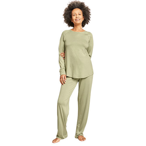 Goodnight Raglan Sleep Top sage str. L