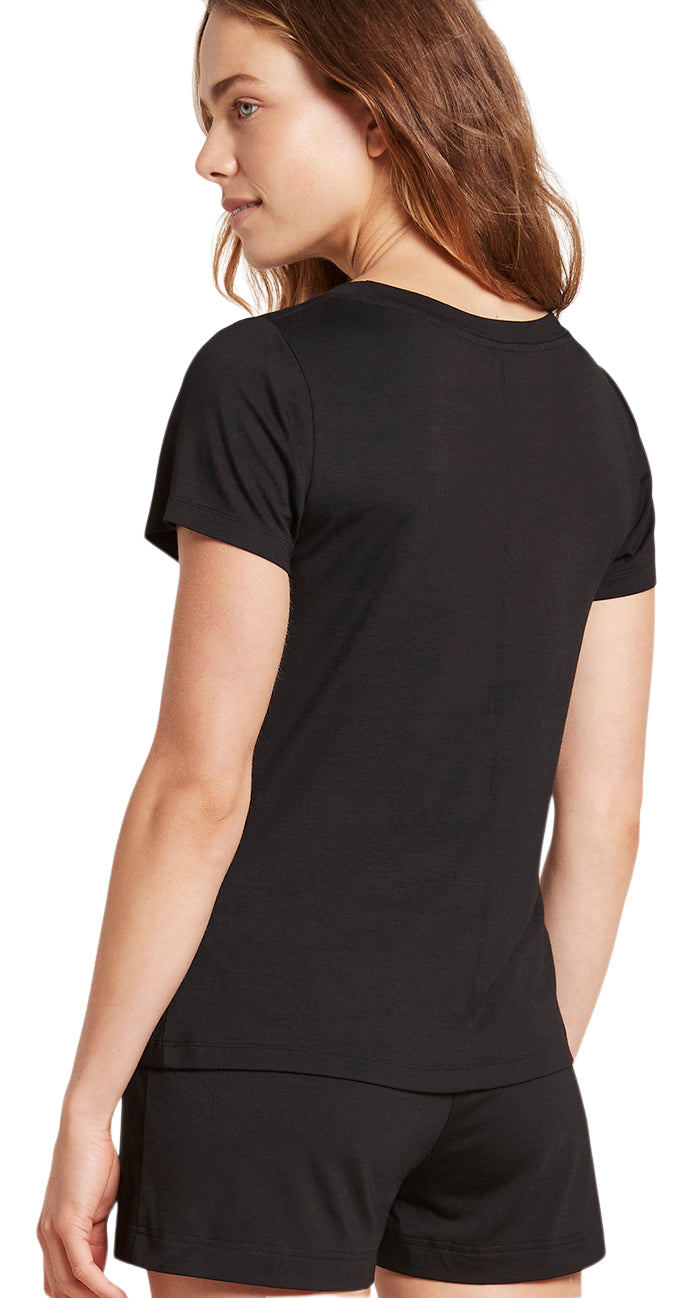 Bambu Dam Natt T-shirt Svart