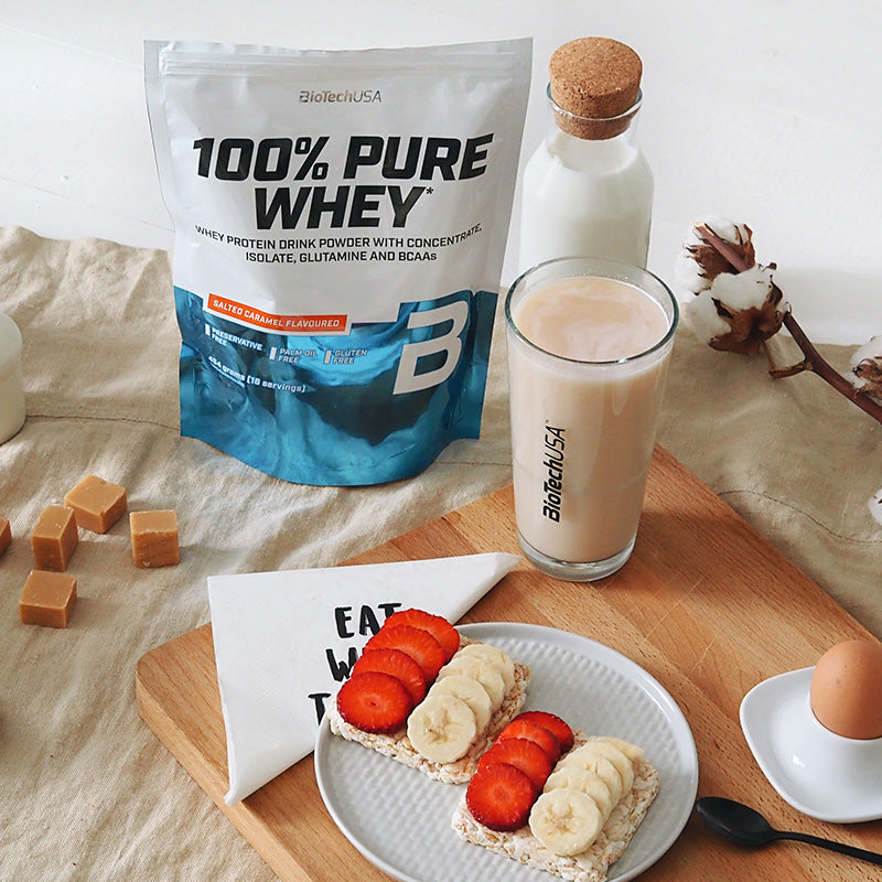 100% Pure Whey Protein pulver Salted Caramel