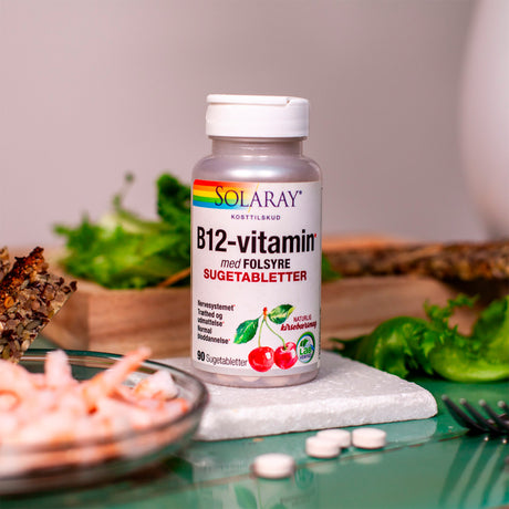 B12 Vitamin med Folsyra Sugtabletter