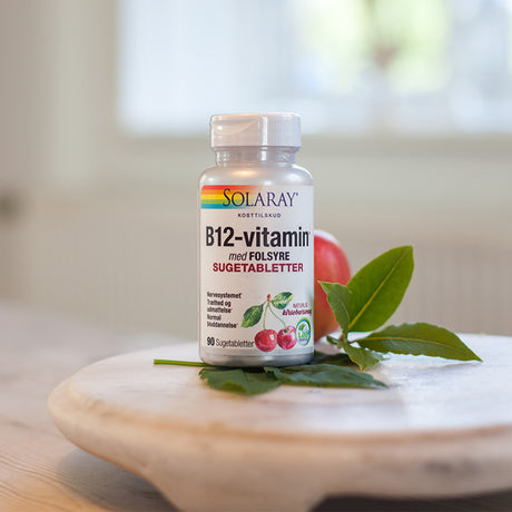 B12 Vitamin med Folsyra Sugtabletter