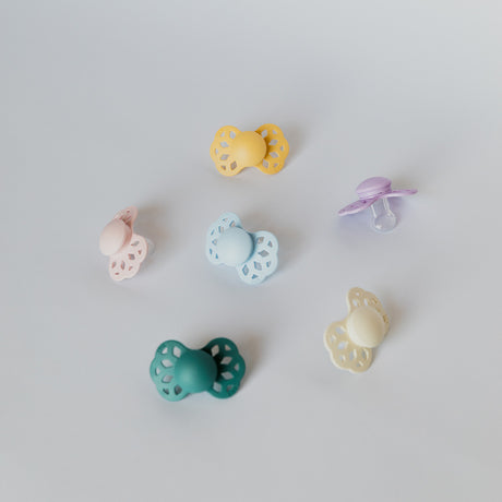 Infinity Silikon Symmetrisk 6mån+ (Ivory/ Blush) 2-pak