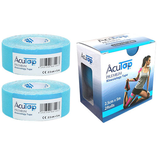 Terapeutisk Tape Blå 2,5cmx5 m, 2 ruller