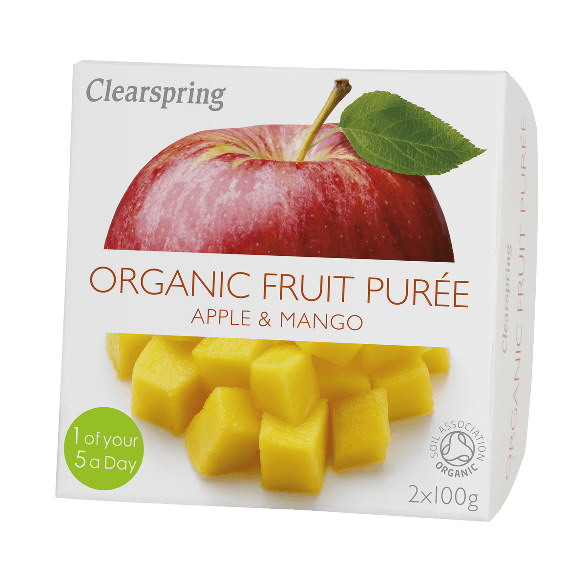 Clearspring Fruktpuré Ekologisk 200 g | Äpple och Mango