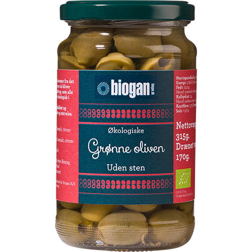 Gröna Oliver Utan Kärna Eko